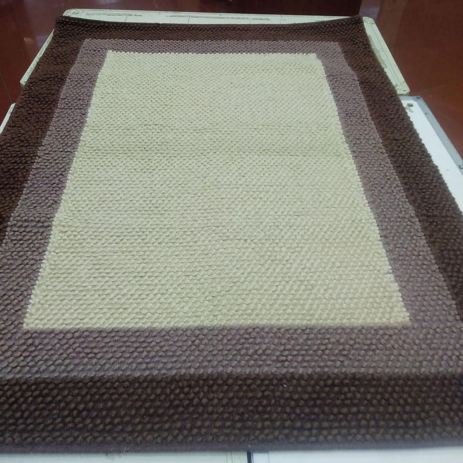 ラグ ウール 手織り ハンドメイド ウールカーペット ウールラグ 小さいラグ 1 5畳用