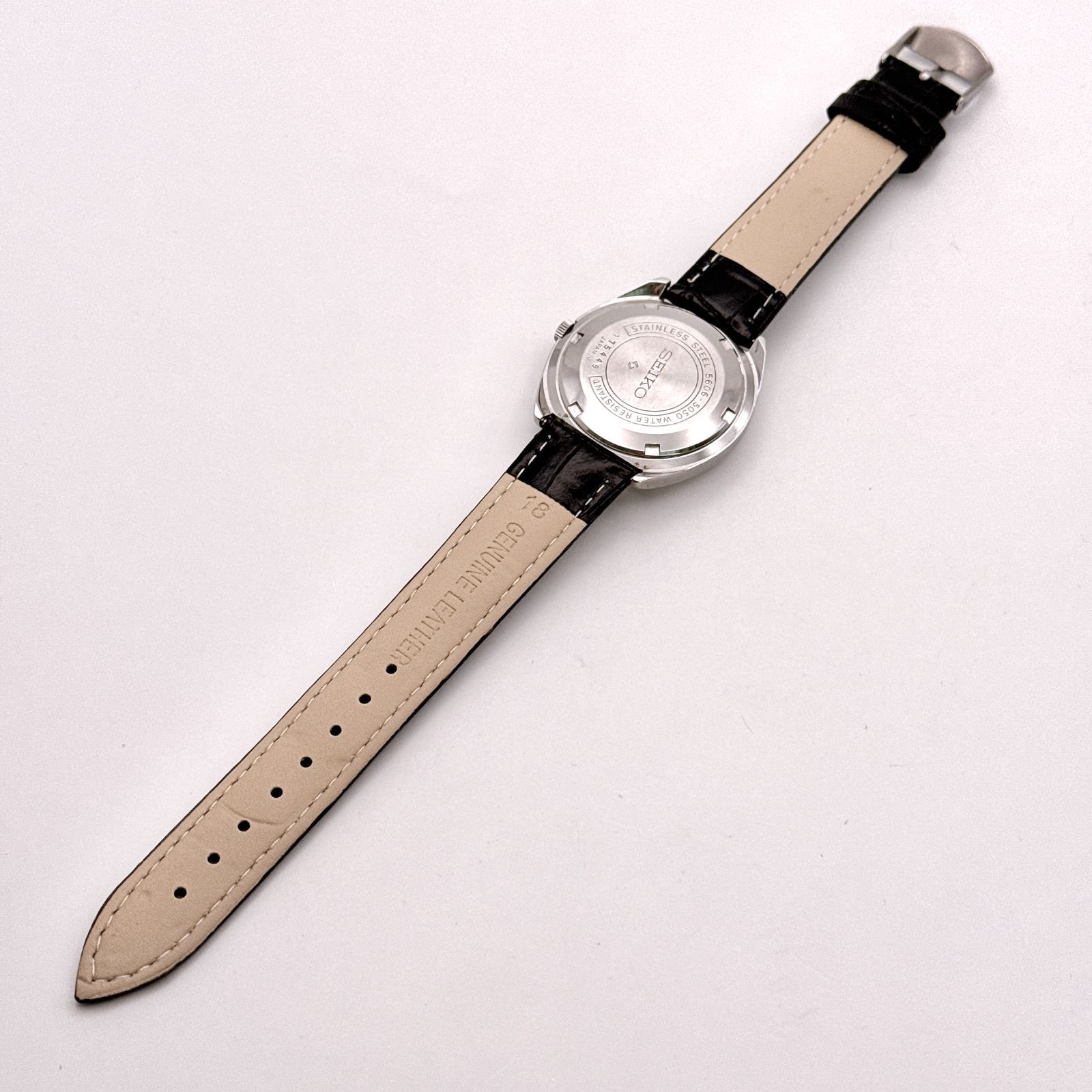  B080 稼働 ヴィンテージ ベルト SEIKO LoadMatic LM セイコー ロードマチック オーバルダイアル 自動巻き機械式 25石 メンズウォッチ 秋冬対応 自動巻き時計 腕時計(アナログ)