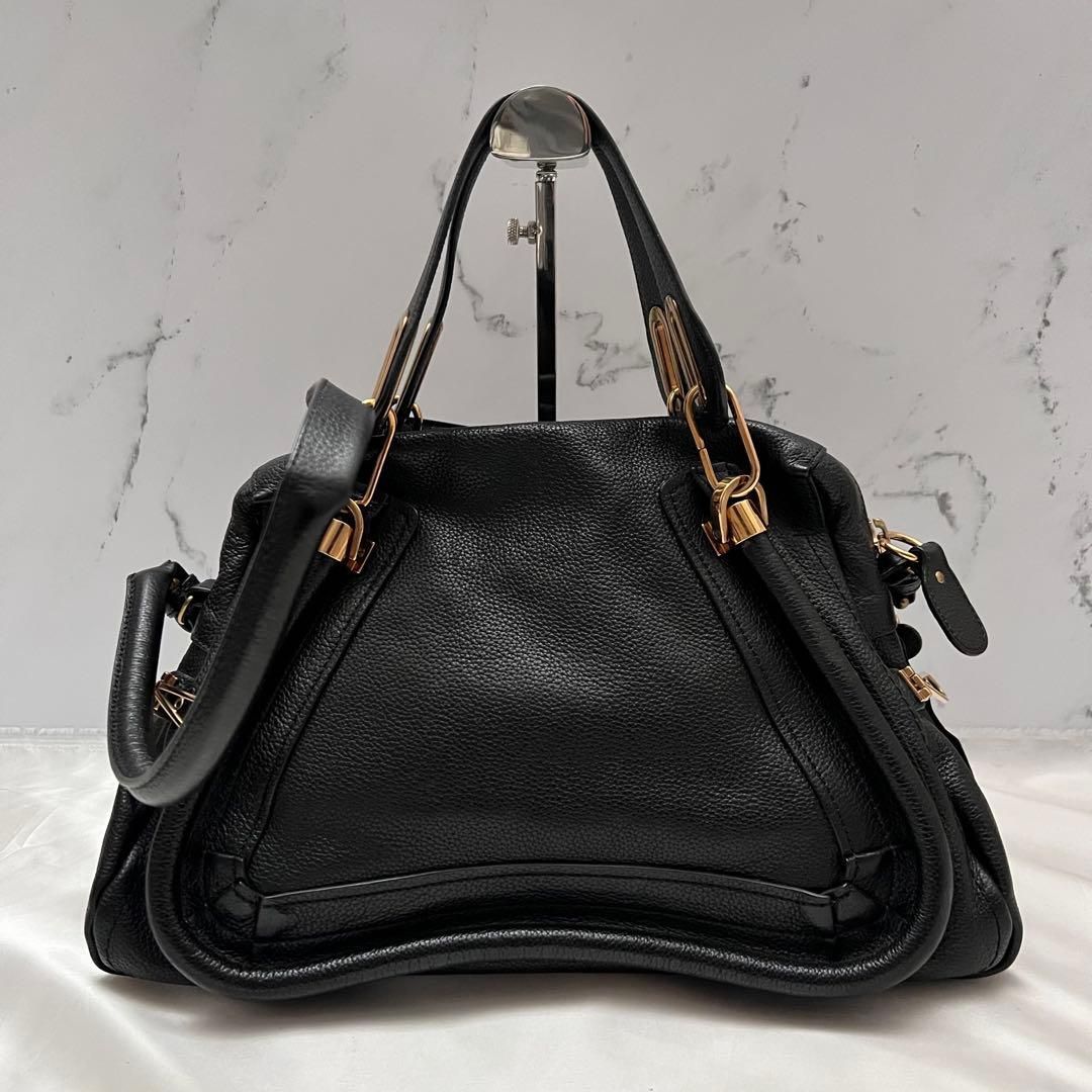 ◇極美品◇クロエ パラティ 2wayショルダーバッグ ブラック ミディアム