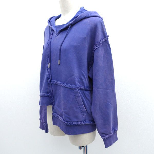 DIESEL / ディーゼル ◆F-MIKKY/プルオーバーパーカー/ムラ染め/パープル/タグ付き/M 【レディース/LADY/女性/婦人】【未使用】 DIESEL / ディーゼル ◇F-MIKKY/プルオーバーパーカー/ムラ染め