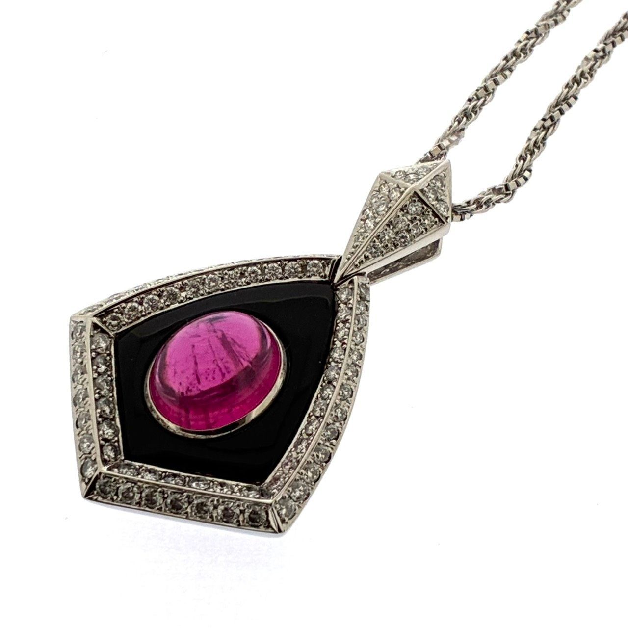 新品仕上済み Pt900 Pt850 天然 ピンクトルマリン ダイヤモンド