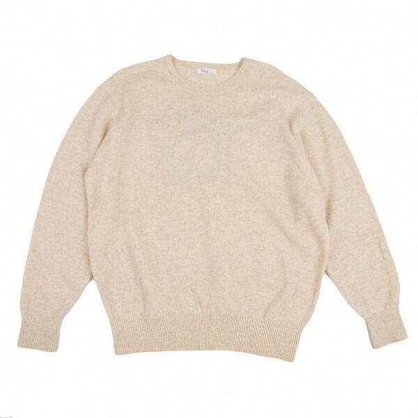 パパスPapas ウールバックカジキニットセーター ライトベージュM位