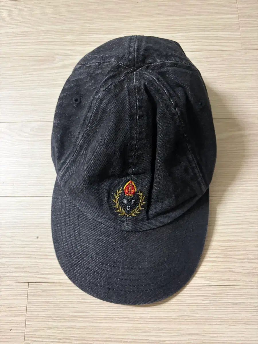 HERITAGE FLOSS ブラック デニム ベースボールキャップ