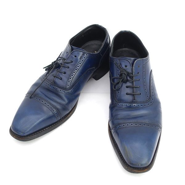 REGAL / リーガル ビジネスシューズ/ストレートチップ/レザー/ブルー/25ｃｍ 11GR 【メンズ/MEN/男性/ボーイズ/紳士】【靴/クツ/シューズ/SHOES】 メンズファッション【中古】 