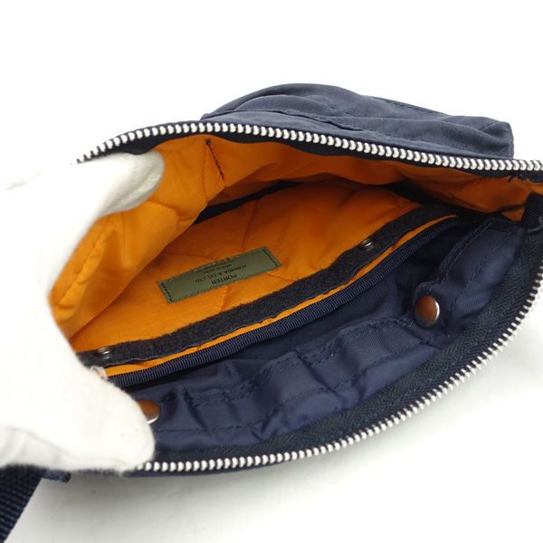 PORTER / ポーター ◇ショルダーバッグ/フォース/ネイビー/ミニポーチ