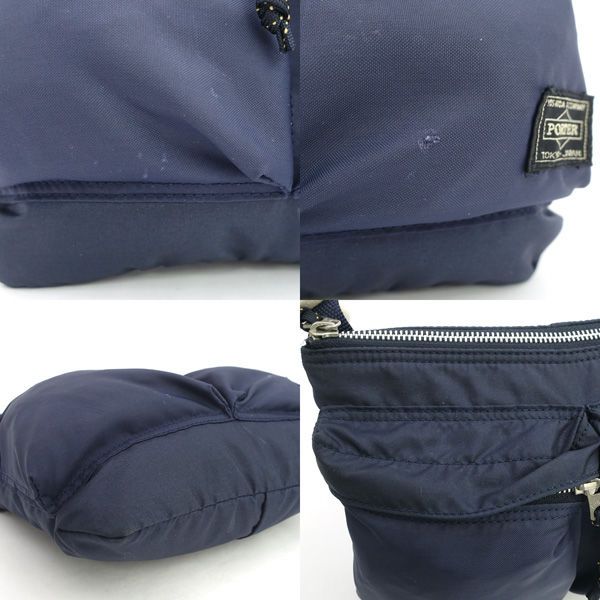 PORTER / ポーター ◇ショルダーバッグ/フォース/ネイビー/ミニポーチ