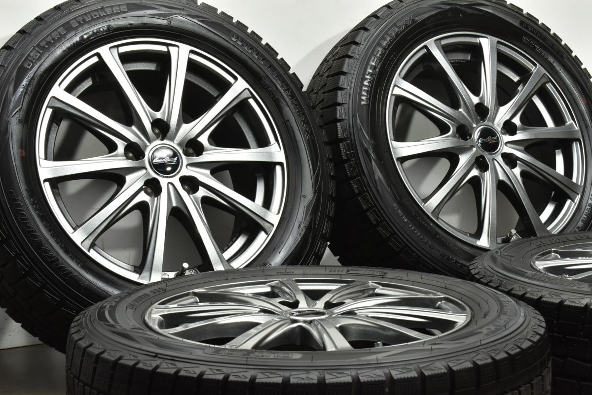 ユーロスピード 16 in 6 5 J 53 PCD 114 3 ダンロップ ウィンターマックス WM 01 205 60 R ノア ヴォクシー ステップワゴン 可