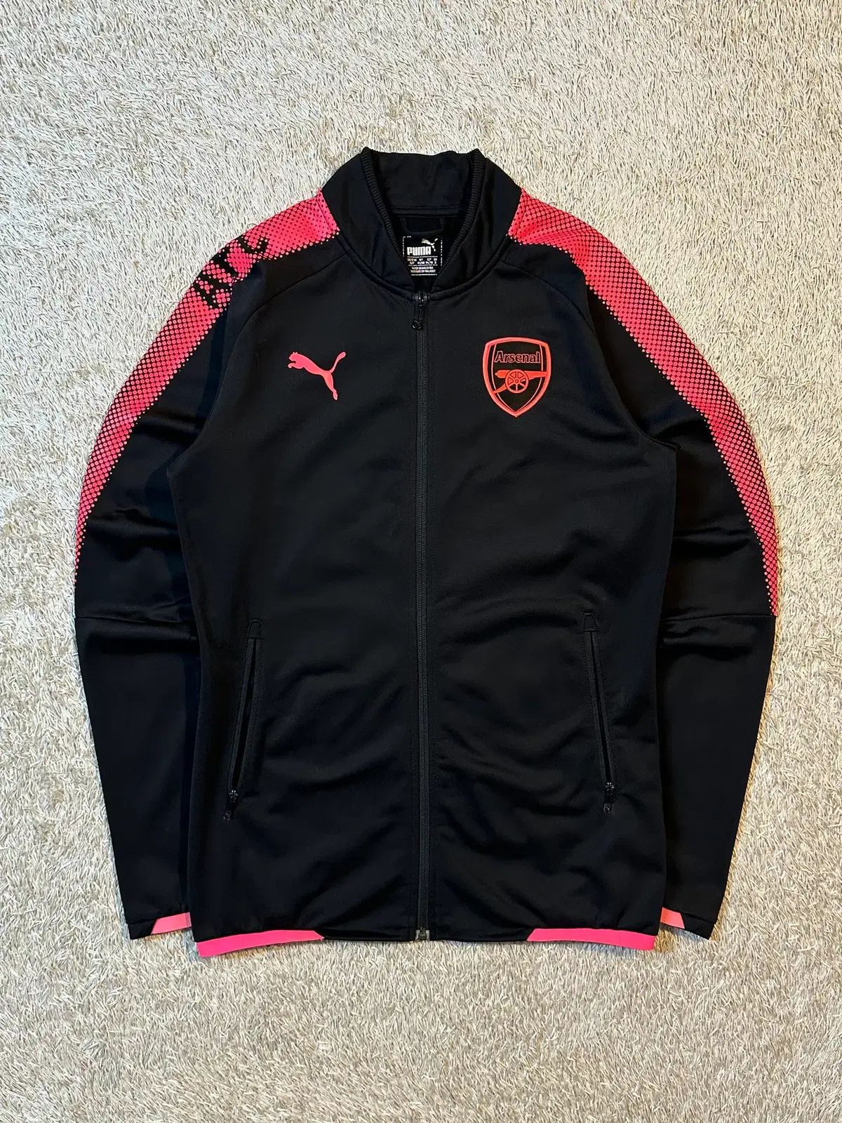 S プーマ アーセナル 17-18 スタジアム トラックジャージ ブラック