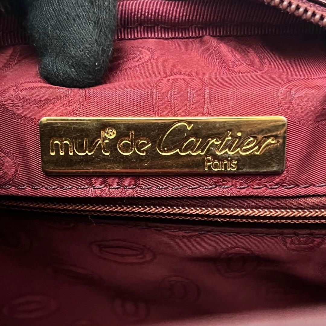 ◇Gカード付き美品◇カルティエ マストライン ショルダーバッグ