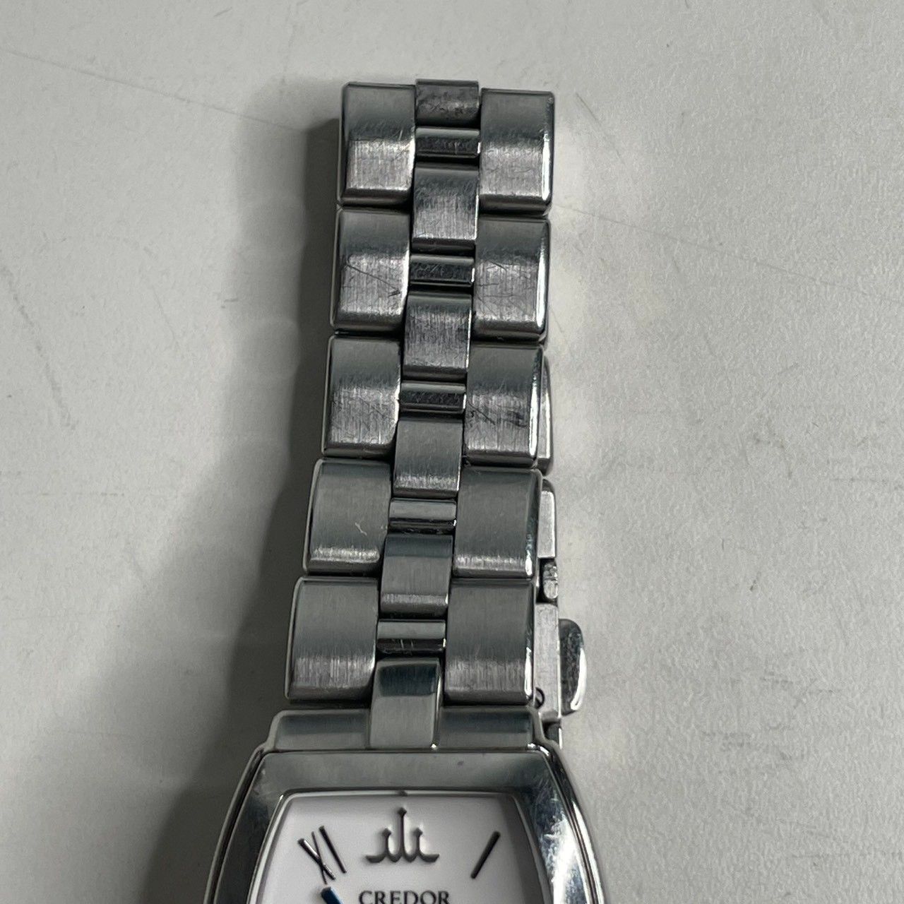 ●SEIKO セイコー CREDOR クレドール 時計 腕時計 5 A 70-0 AE 0 アクア クォーツ レディース 動作未