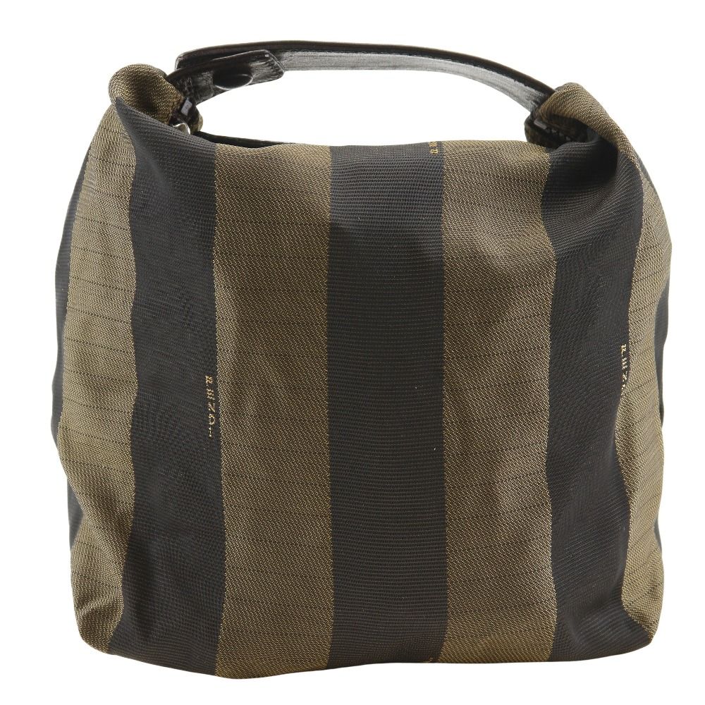FENDI フェンディ ぺカン 2119 26540 099 ナイロンキャンバス 茶 ポーチ レディース 【中古】 FENDI】フェンディ ぺカン 2119 26540 099 ナイロンキャンバス 茶