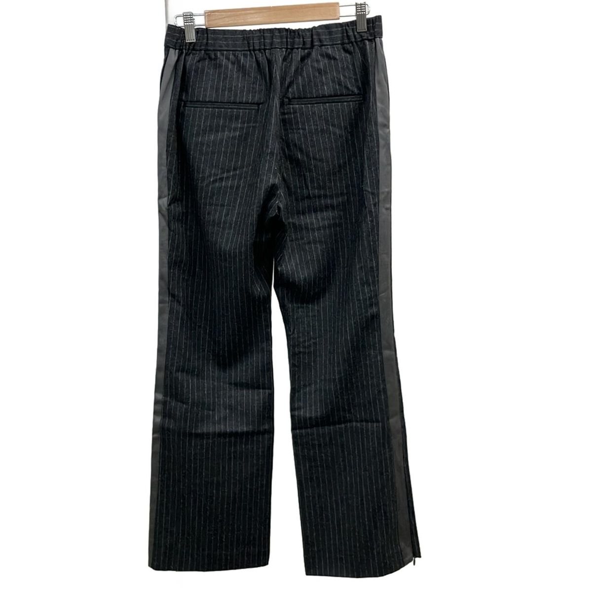 SCENTOF セントオブ パンツ サイズ38 M レディース - ダークグレー×ライトグレー フルレングス ストライプ