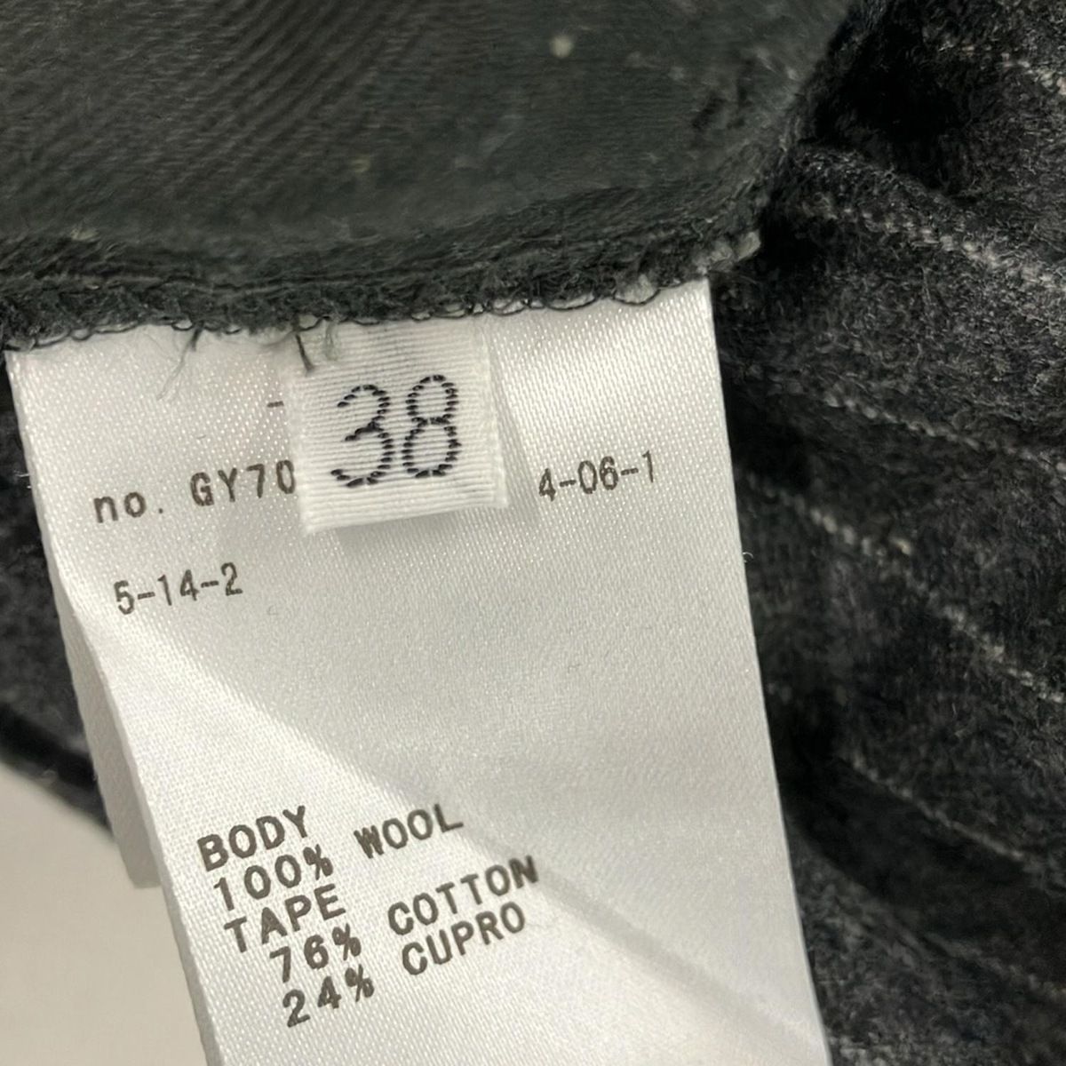  SCENTOF セントオブ パンツ サイズ38 M レディース ダークグレー ライトグレー フルレングス ストライプ その他 パンツ