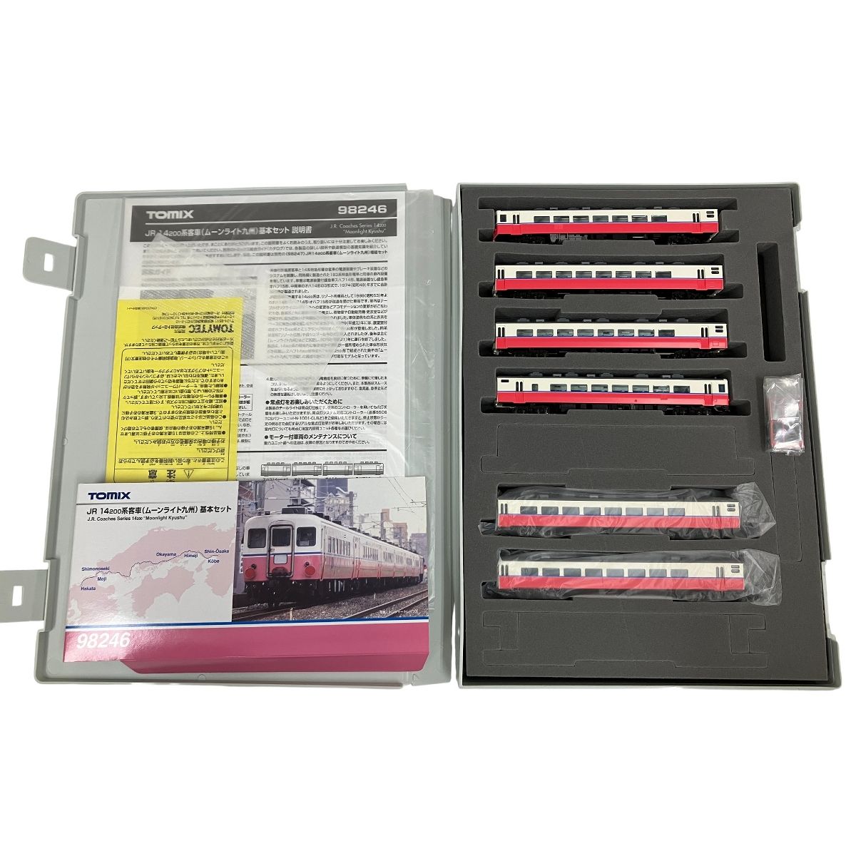 TOMIX 98246 JR 14 200系 客車 ムーンライト 九州 基本 計6両 セット N