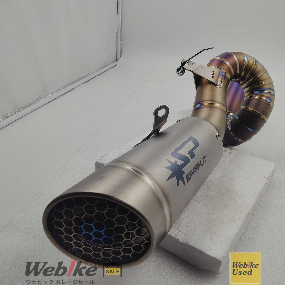 SPARK EXHAUST ストリートトリプル R GRID 0チタンスリップオンマフラー