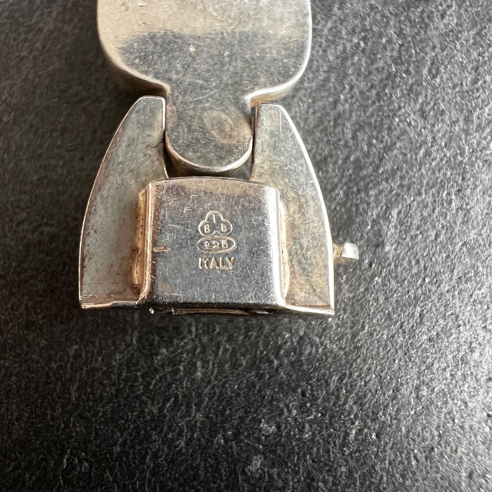 イタリア製 ITALY925 SILVER シルバー925 ヴィンテージ 立体コマ