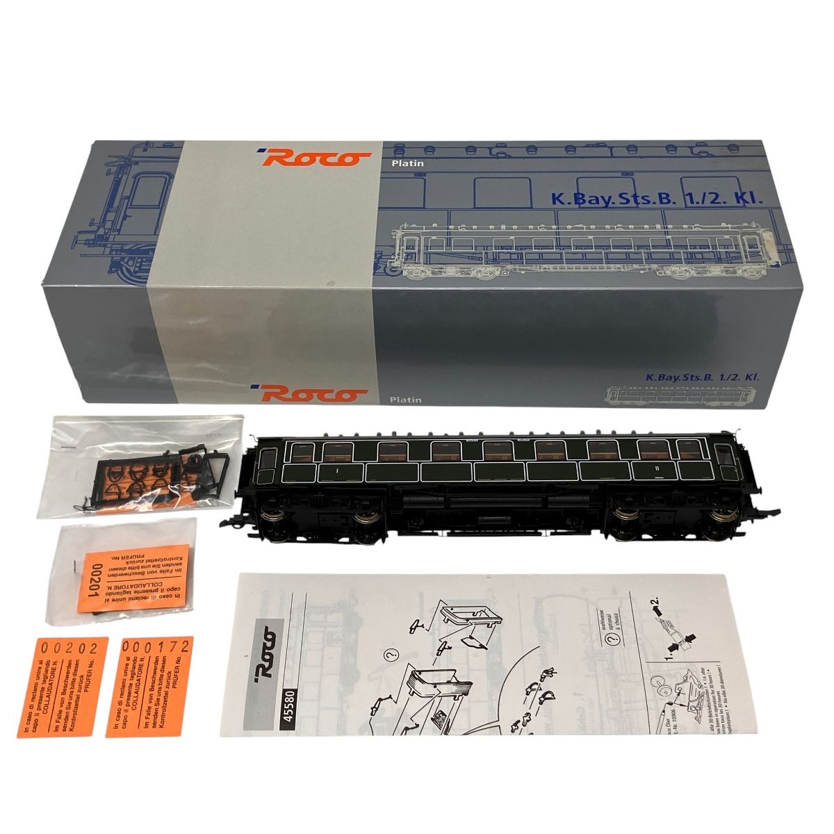 Roco 45580 バイエルン国有鉄道鉄道 HOゲージ 鉄道模型 良好