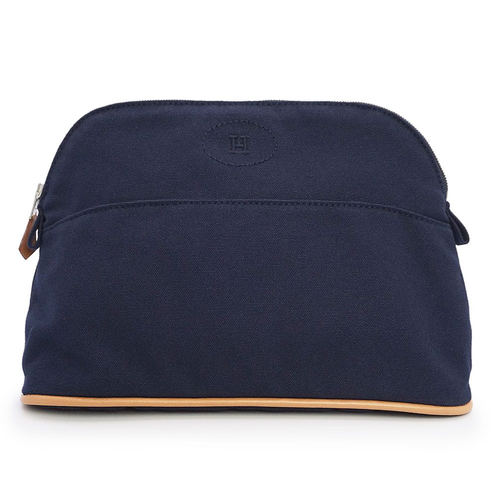 エルメス ボリード MM 25 コスメ 化粧 ポーチ コットン100