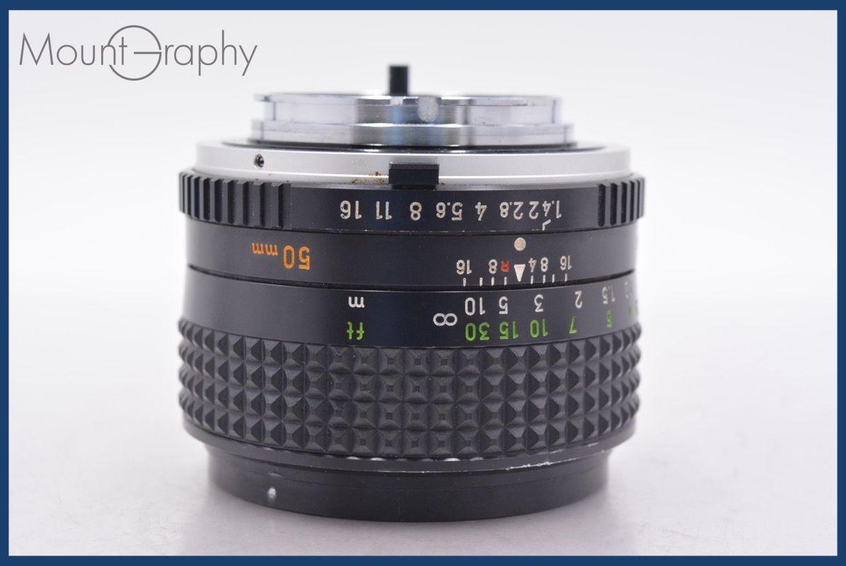 ミノルタ MINOLTA MC ROKKOR-PG 50mm F1.4 前後キャップ&レンズ