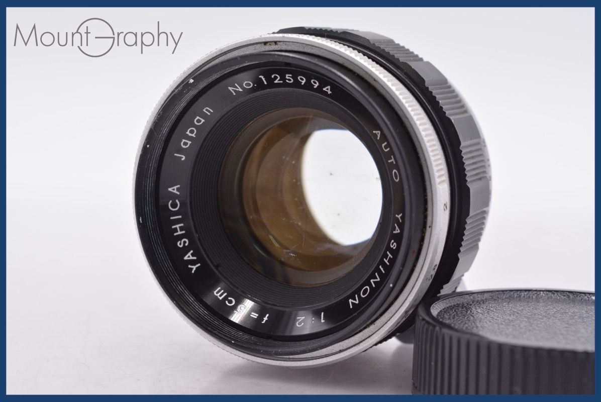 ☆特別特価☆ ヤシカ YASHICA AUTO YASHINON 5cm F2 後キャップ付 M42