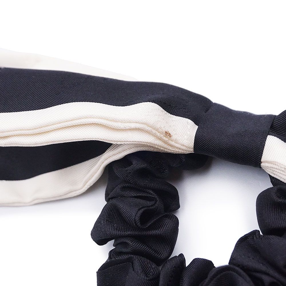 シャネル カメリア リボン シュシュ ヘアゴム 髪飾り 髪留め ヘア