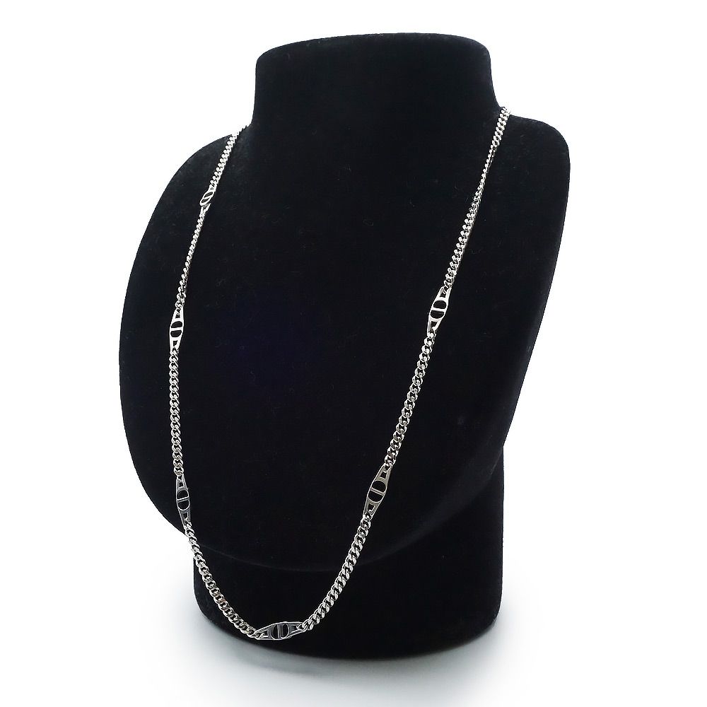 クリスチャンディオール CD Icon アイコン チェーンリンク ネックレス