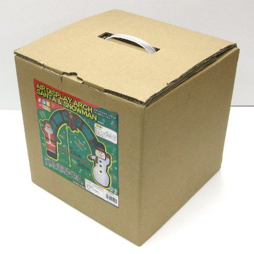 エアーディスプレイアーチ サンタ＆スノーマン H 240 cm