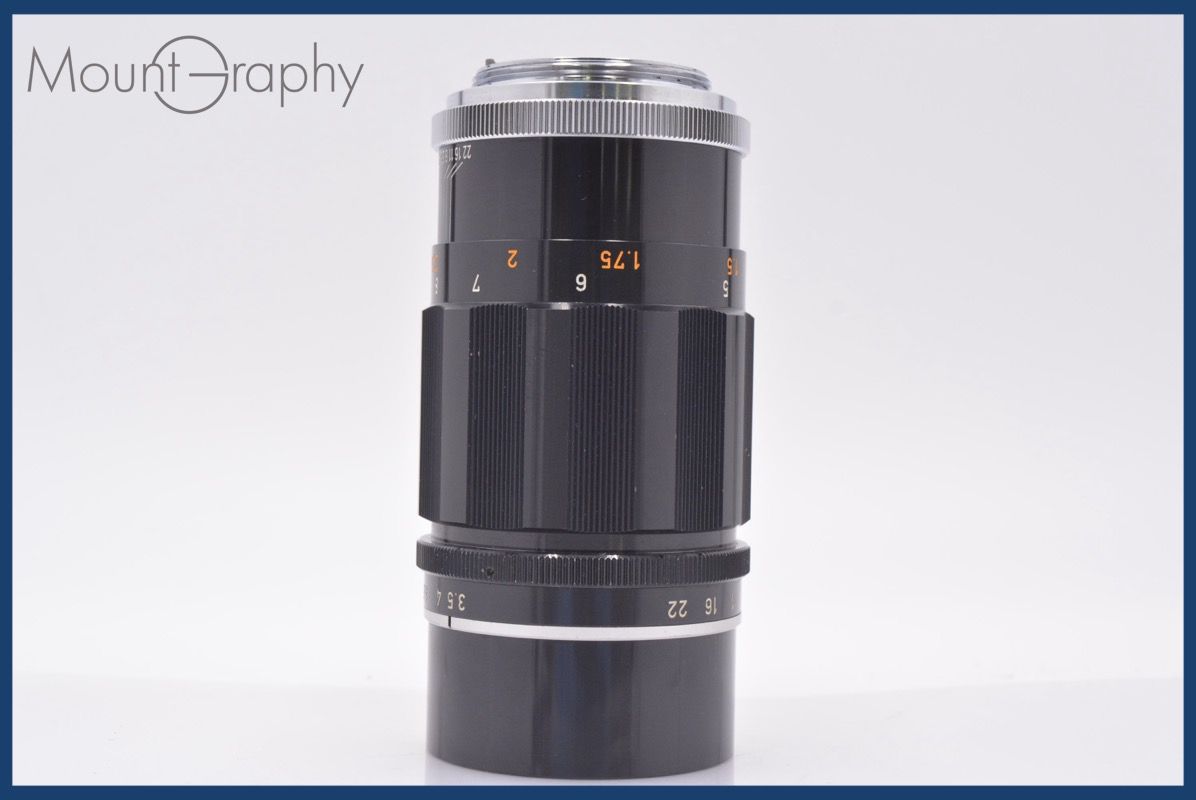★極上美品★ キヤノン Canon 135mm F3.5 後キャップ&amp;レンズフィルター付 ★完動★同梱無料 #am2169 ☆極上美品☆ キヤノン Canon 135mm F3.5 後キャップ&レンズフィルター