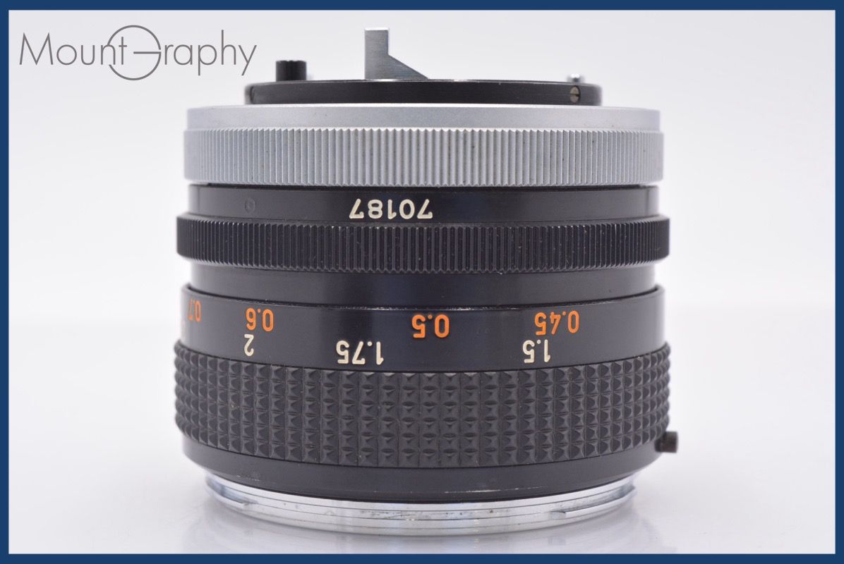 キヤノン Canon FD 50mm F1.4 前後キャップ&レンズフィルター付 ☆完動