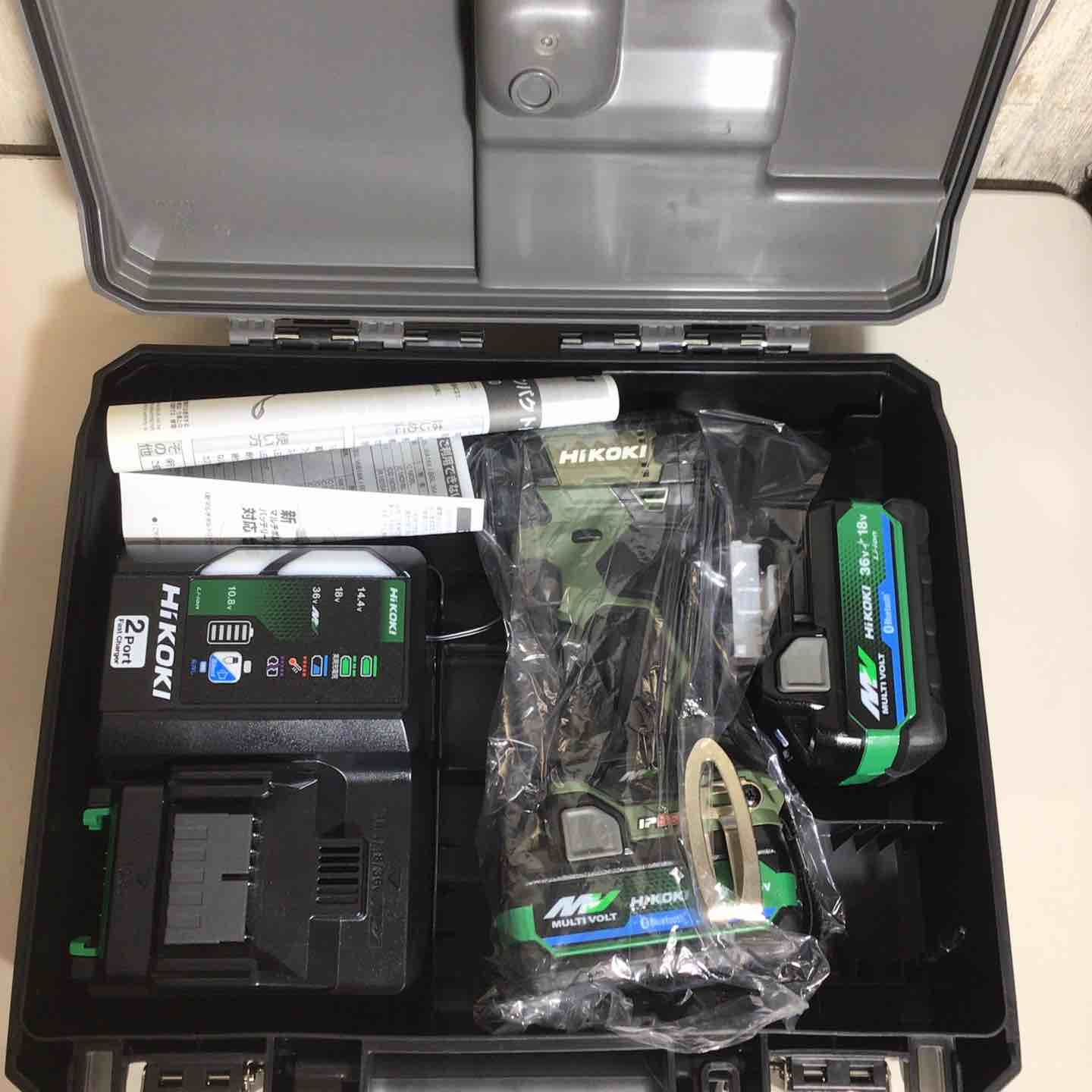 ♥品 ハイコーキ HIKOKI 日立 コードレス インパクトドライバ フォレストグリーン WH 36 DD 2 XHGSZ フルセット インパクト グリーン 緑 充電式