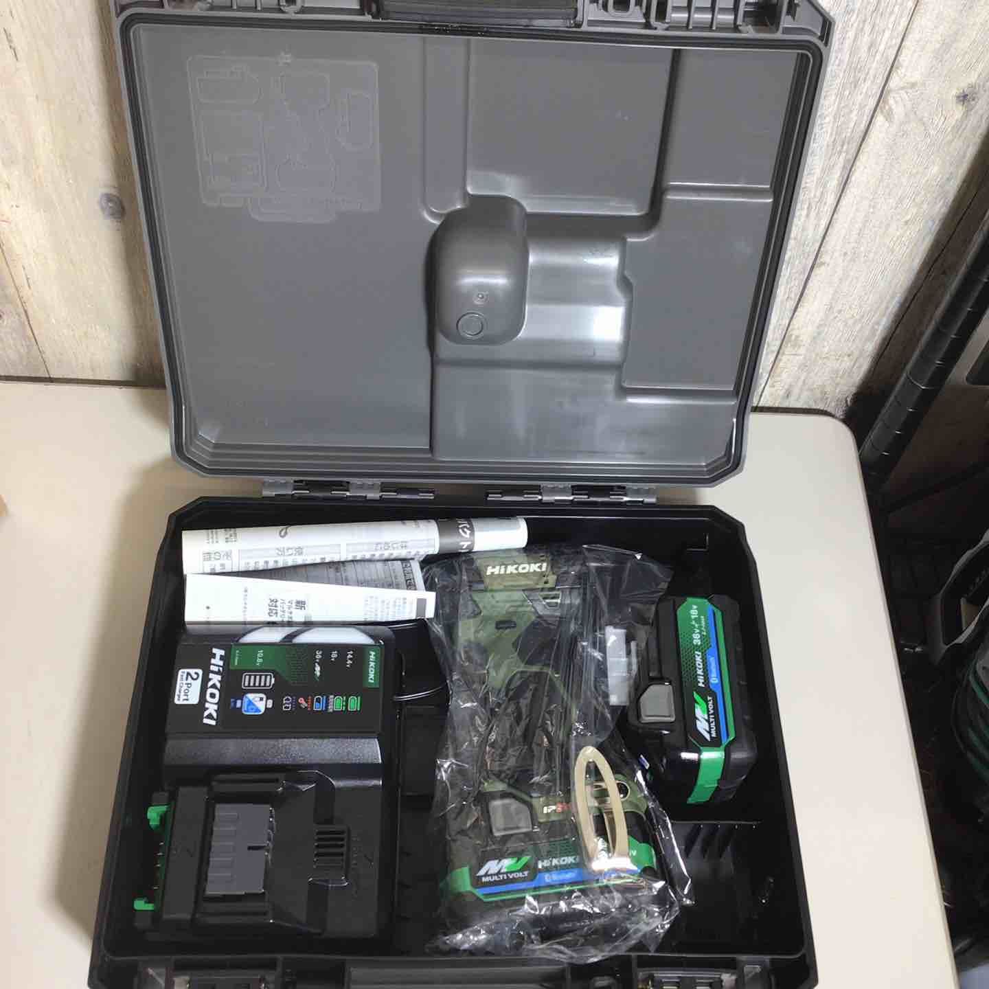 ハイコーキ HIKOKI 日立 コードレス インパクトドライバ フォレストグリーン WH 36 DD 2 XHGSZ フルセット インパクト グリーン 緑 充電式