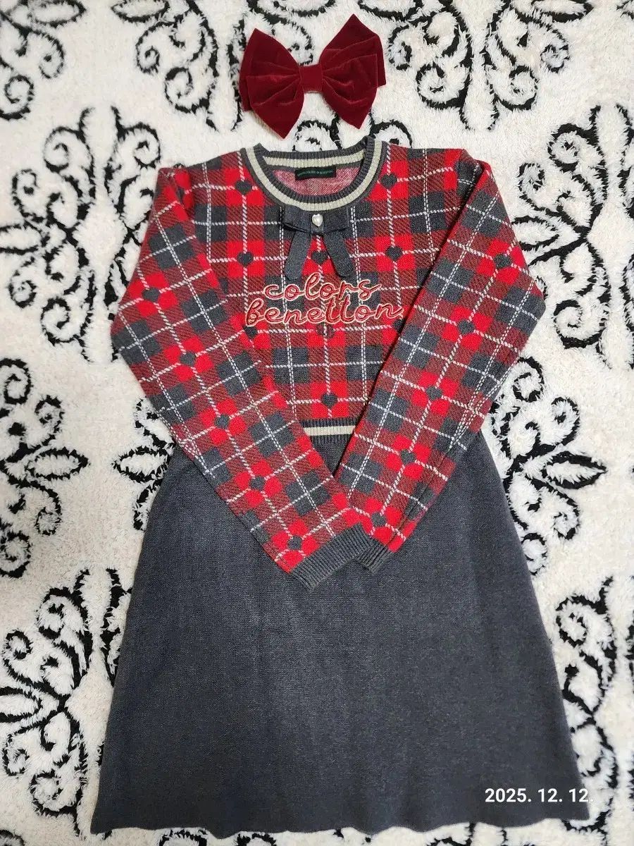 ベネトン キッズ 女の子 ニット ONE PIECE