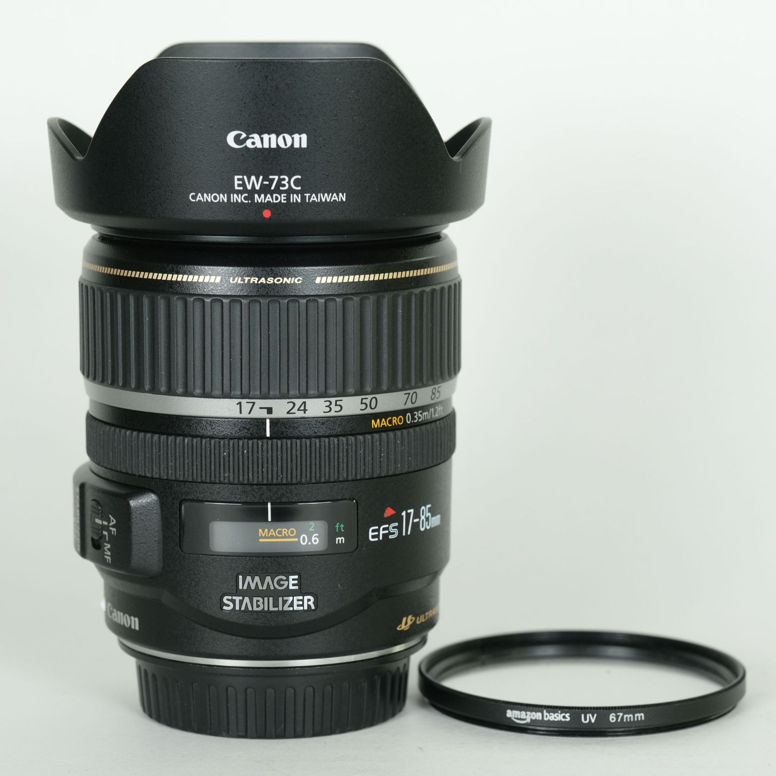 フィルター付 Canon EF-S 17-85 mm F 4-5.6 IS USM キヤノンEF-Sマウント