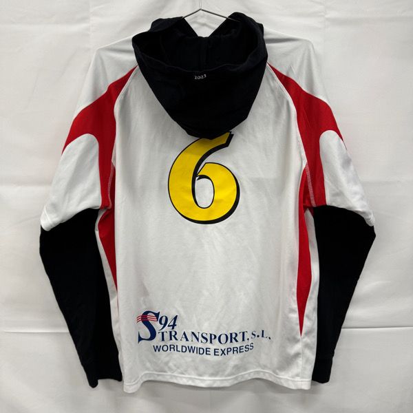 Supreme/シュプリーム【23AW】hooded soccer jersey/フード サッカー ジャージー/ホワイト/L