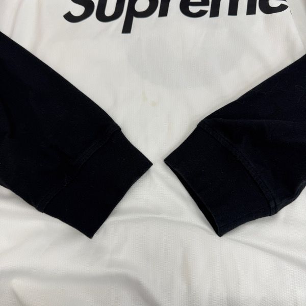 Supreme/シュプリーム【23AW】hooded soccer jersey/フード サッカー ジャージー/ホワイト/L