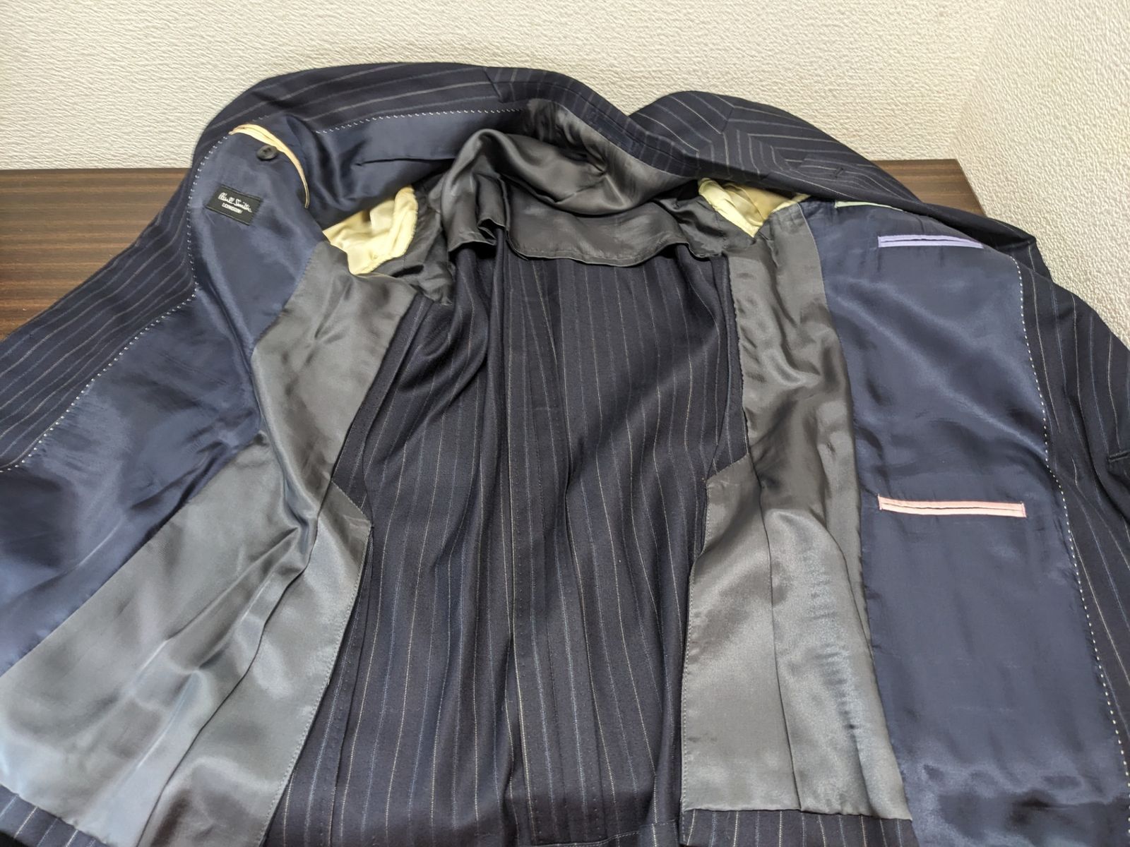 Paul Smith 購入 ポールスミス◎セットアップスーツ M ストライプ