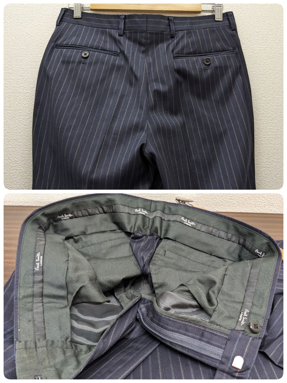 Paul Smith 購入 ポールスミス◎セットアップスーツ M ストライプ