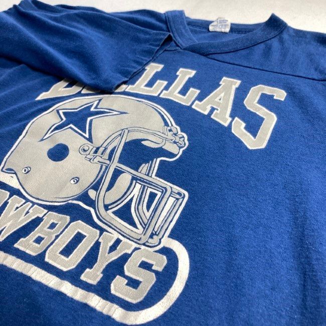 LOGO7 ゲームシャツ 80s vintage 80年代 七分袖 Vネック DALLAS