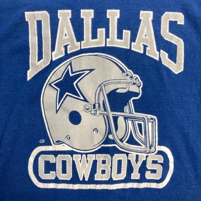 LOGO7 ゲームシャツ 80s vintage 80年代 七分袖 Vネック DALLAS