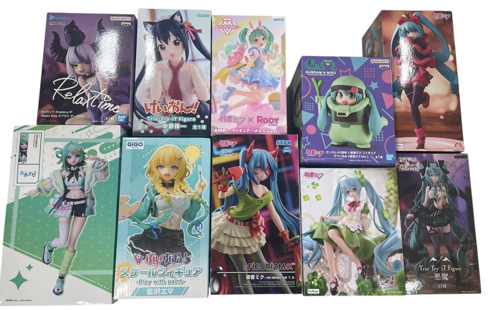 管理番号-P】フィギュアまとめ 10点 初音ミク ぶいすぽ あおぎり