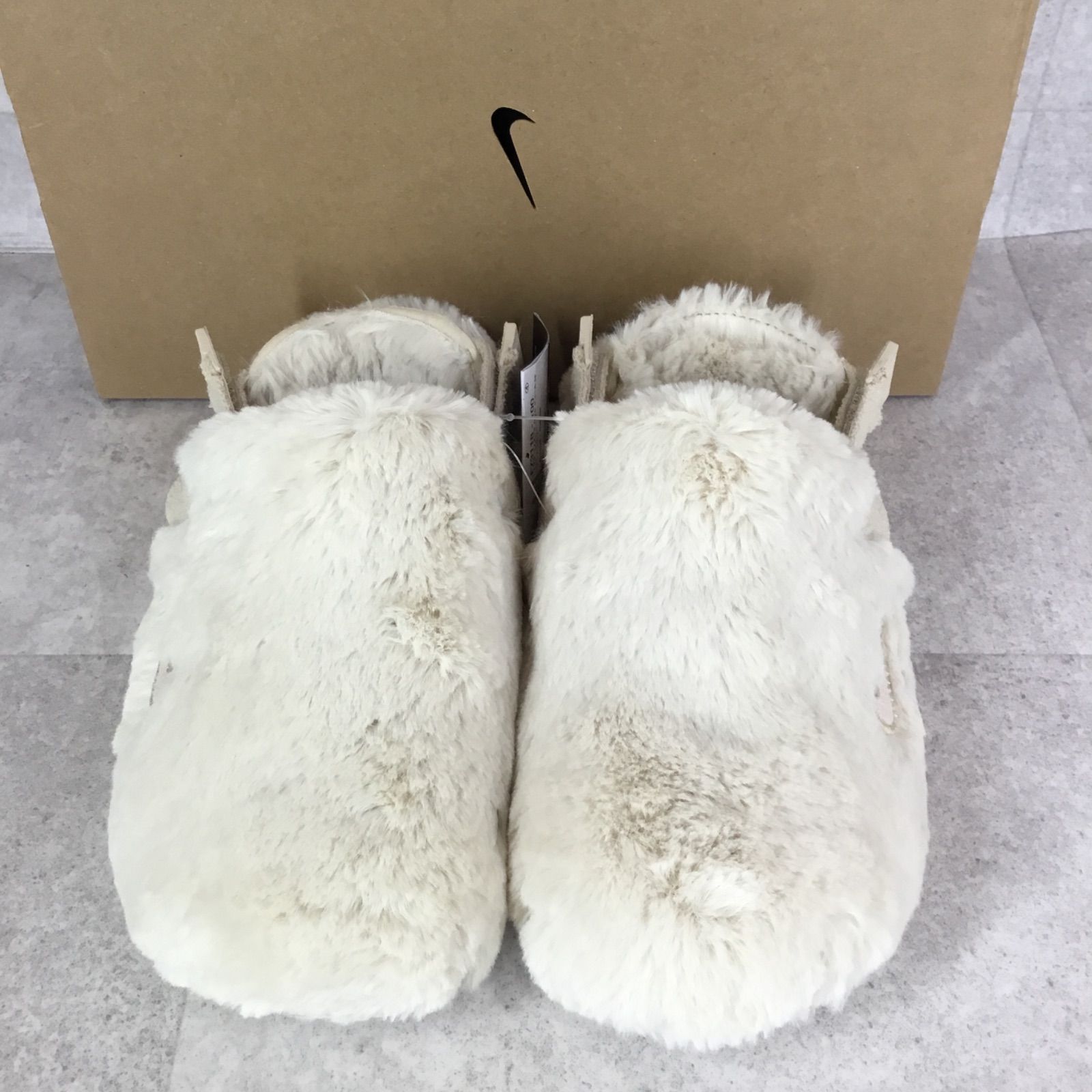 ナイキ ウィメンズ カルム ミュールSE W CALM MULE ファー NIKE サンダル FZ 3118-100