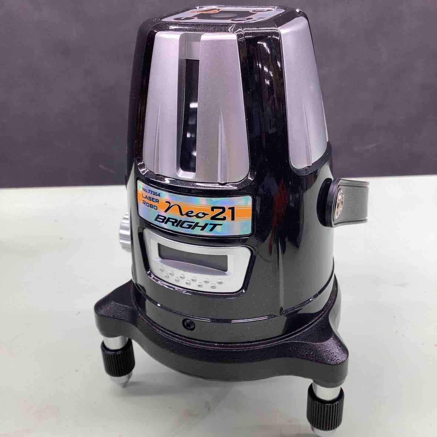 シンワ測定 レーザー墨出し器 Neo 21 BRIGHT No 77354 縦 横 地墨 レーザーロボ ネオ ブライト にて保証なし ノークレームノーリターンでお願い致します