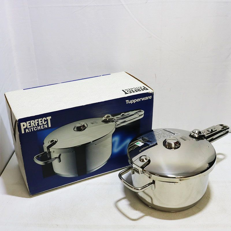 新品未使用 タッパーウェア パーフェクトキッチン圧力鍋5L 未使用 タッパーウェア パーフェクトキッチン 圧力鍋 5L（本体/フタ