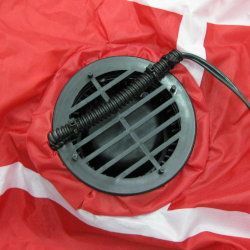 ムービングエアーディスプレイ エントツサンタ H 180 cm