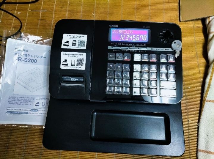 カシオレジスター SR S 200 最新機種 スマホで設定売上管理 020316 店舗ラック 壁面収納