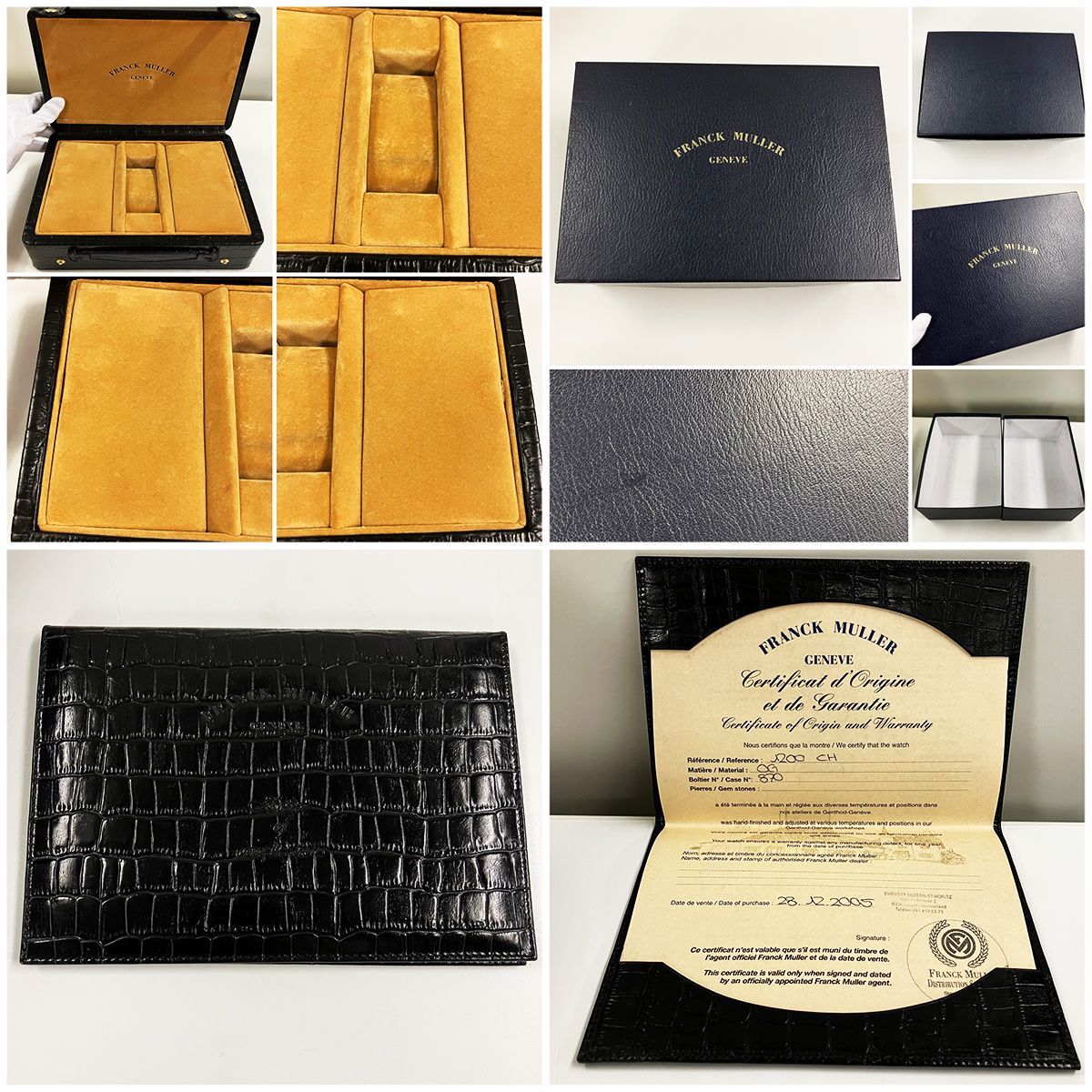 まとめ売り ウォッチケース 空箱 時計箱 6点セット フランクミュラー