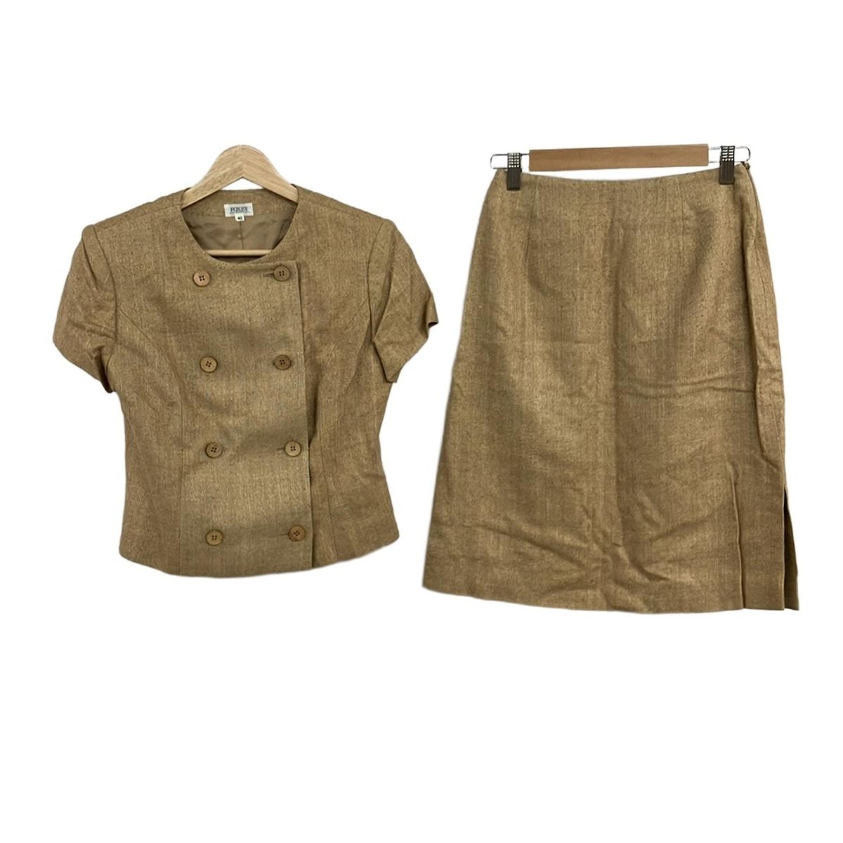 FOXEY フォクシー スカートスーツ サイズ40 M レディース - 15317 ライトブラウン