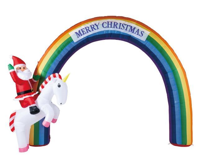 エアーディスプレイアーチ レインボー H 240 cm