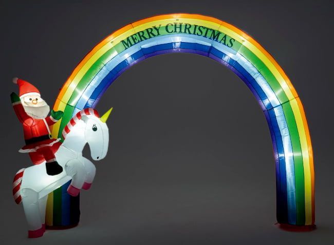 エアーディスプレイアーチ レインボー H 240 cm