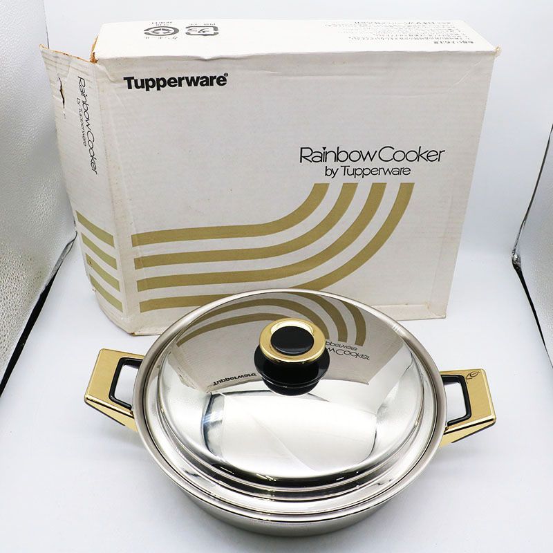 未使用 タッパーウェア レインボークッカー 26cm 浅鍋 MR7-12-62